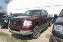 2005 FORD F--150 EXT CAB SHORT BOX 4WD, 5.4 Triton,  runs & drives, but needs eng. fix,