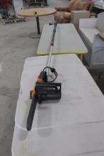 WORX 110 VOLT 10"CHAIN SAW  w / ADJUSTABLE 92" POLE ,  exc. cond.
