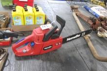 16" HOMELITE CHAIN SAW, runs good, Sharp