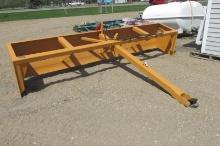 12' INDUSTRIAS AMERICA PULL TYPE BOX SCRAPER, new, includes cylinder, tax