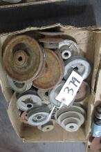 APPROX. 14 PULLEYS