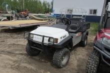 BOBCAT 2100 CLUB CAR UTV, dump box, reverse touchy, runs ok, no paperwork