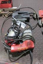 BLACK & DECKER JIG SAW, 3/8" MILWAUKEE DRILL & 1/2"  MILWAUKEE DRILL