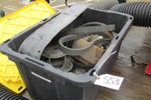 TOTE OF ARCTIC CAT CLUTCHS, BELTS, CARBS, ETC.