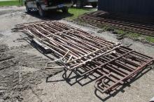 3-16' SQUARE CATTLE PANELS, 12' SQUARE PANEL, & 3-10' SQUARE CATTLE PANELS