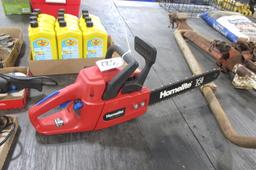 16" HOMELITE CHAIN SAW, runs good, Sharp