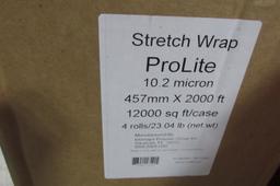 4-ROLLS OF 18" PLASTIC STRETCH WRAP