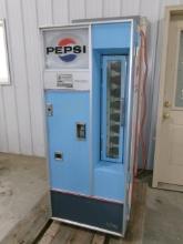PEPSI POP MACHINE, coin mechanism intact but not necessary for use