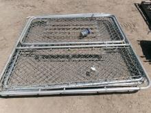 DOG KENNEL-4 6' X 6' SECTIONS w / 3 ' DOOR