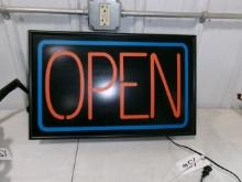 LIGHTED OPEN SIGN