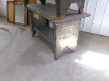 NEW 29" x 57" KC UNPAINTED STEEL WELDING TABLE /  SHOP BENCH    TAXABLE