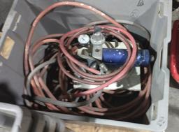 Plastic Bin w/Contents