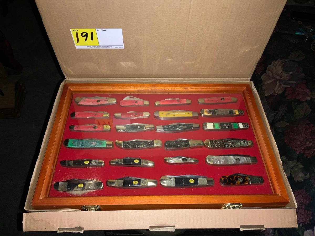 24 Knives and Display Case