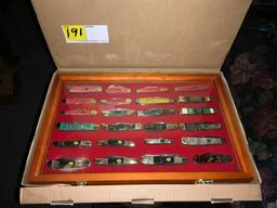24 Knives and Display Case
