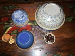 Stoneware Bowls (4)