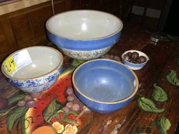 Stoneware Bowls (4)