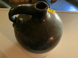 Crock Jug-Brown and White