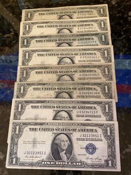 Blue Seal $1 Bills
