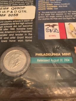 2004 Iowa Colorized State Quarters
