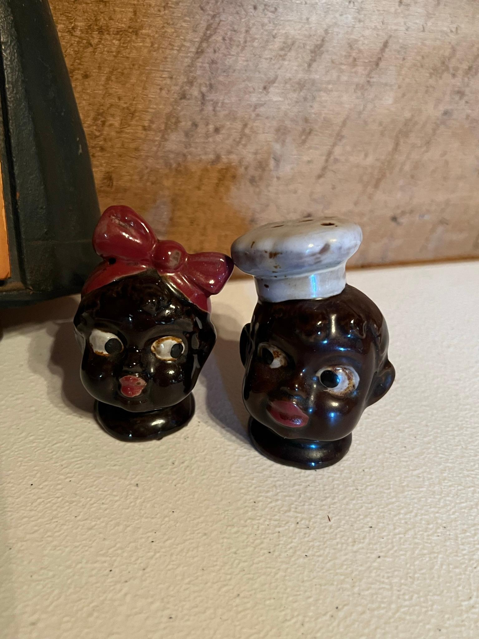 Vintage Notepad and Salt and Pepper Shakers