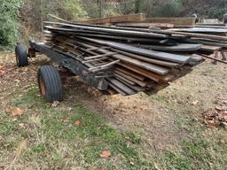 Lumber on Wagon