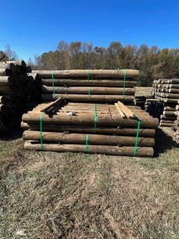 6" x 8' Wood Posts