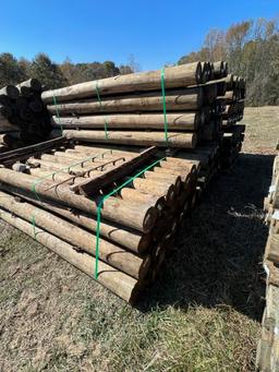 6" x 8' Wood Posts