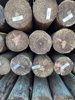 6" x 8' Wood Posts