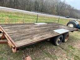 16' Homemade Utility Trailer (No Title)