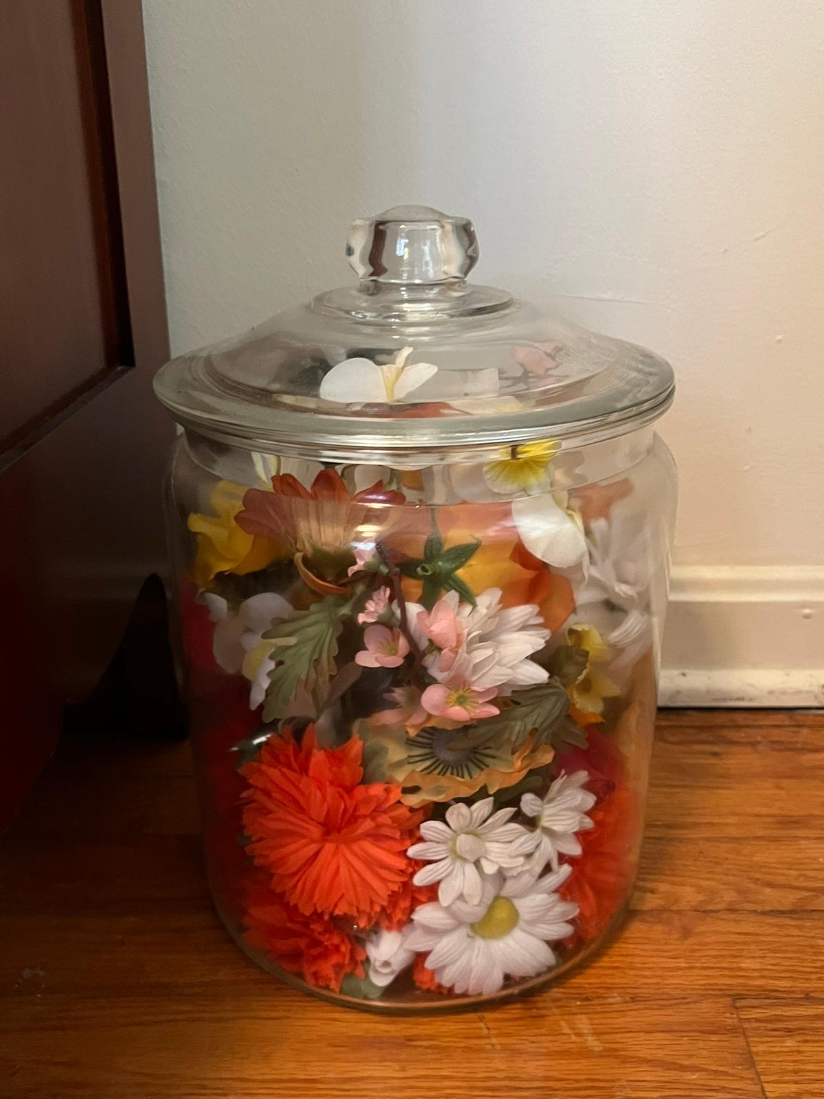 Large Store Glass Display Jar w/Lid