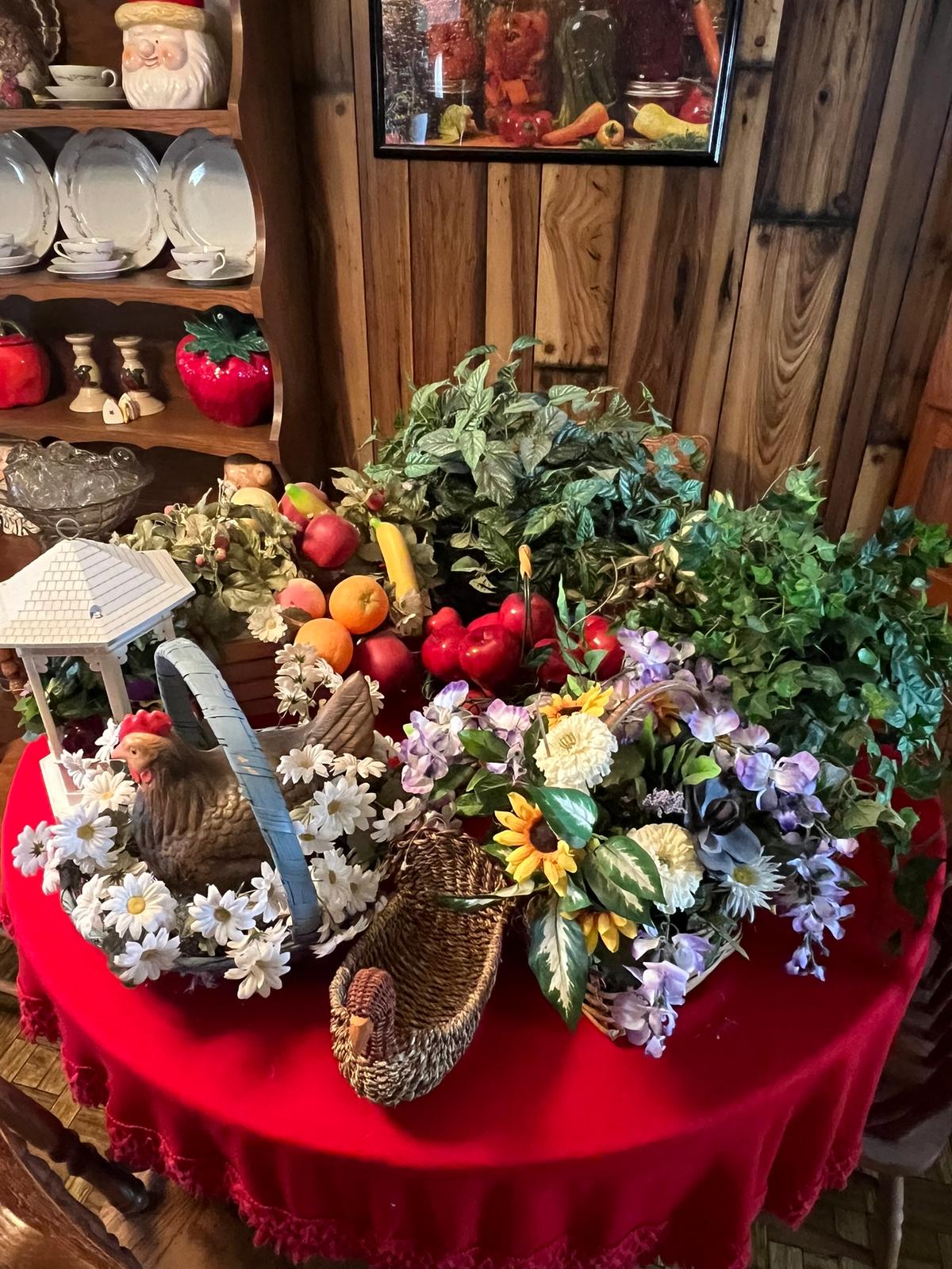Floral and Fruit Arrangements