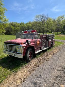 1971 Ford F750 Custom Cab Fire Truck