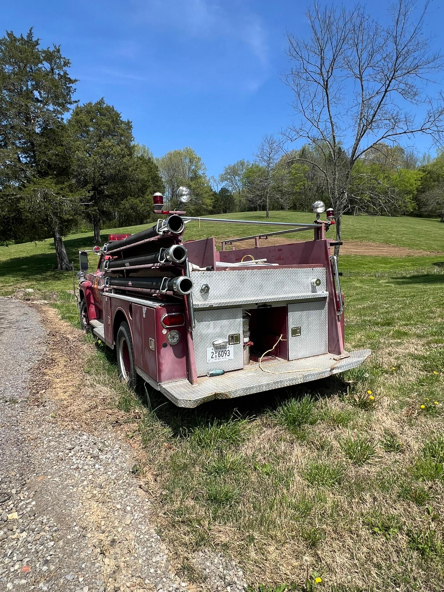 1971 Ford F750 Custom Cab Fire Truck