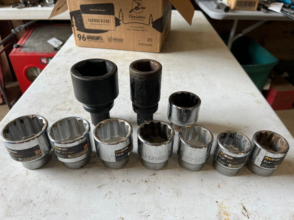 Pro Grade 12pt Sockets 3/4" Drive