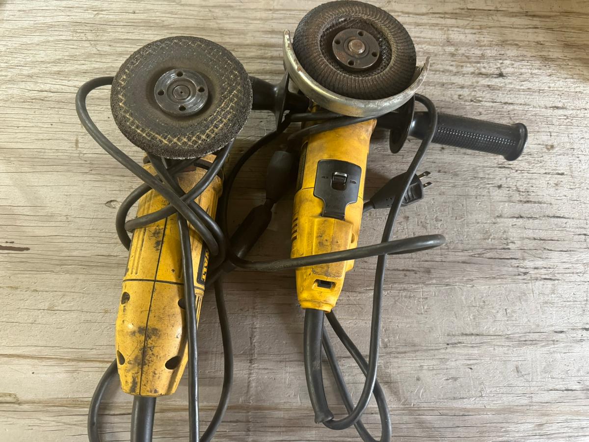 DeWalt Corded Grinders (2 pcs)