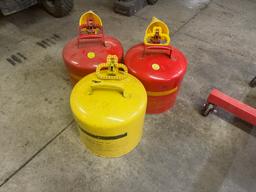 Metal 5 Gallon Fuel Cans (3 pcs)