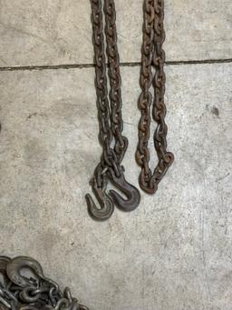 5/16" Chain w/2 Hooks-24'