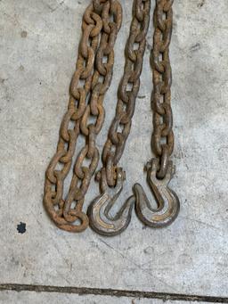 3/8" Chain w/2 Hooks-20'