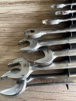 Snap-On Combination Standard Wrenches 6pt (10 pcs)