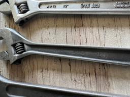 Adjustable Wrenches (4 pcs)