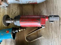 Milwaukee Pneumatic Air Buffer, Die Grinders, & 3/8" Air Drill