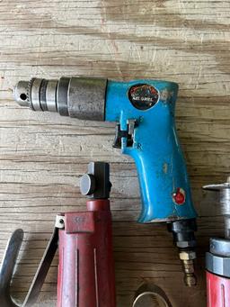 Milwaukee Pneumatic Air Buffer, Die Grinders, & 3/8" Air Drill