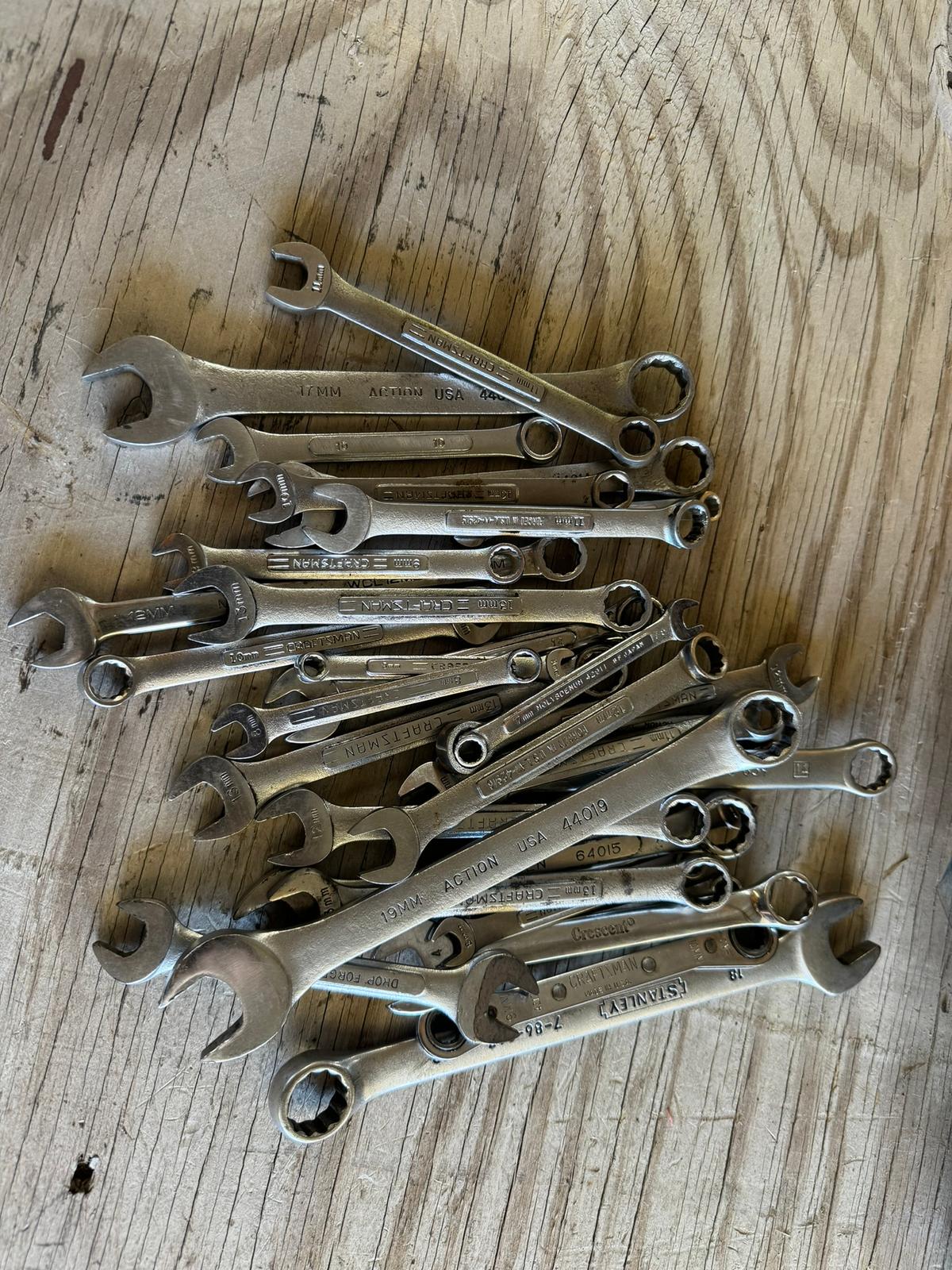 Metric Wrenches-Assorted Brands (33 pcs)