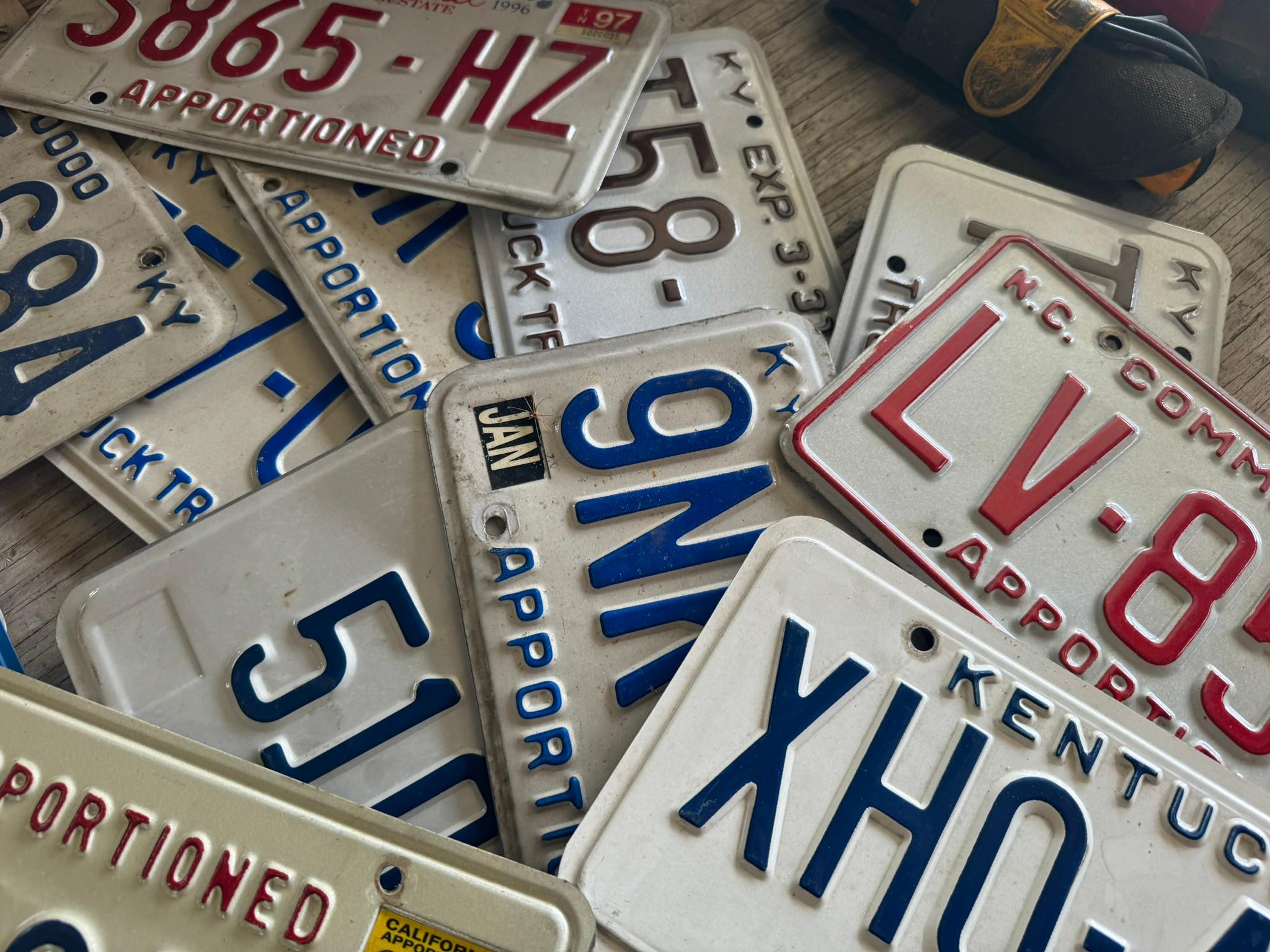 License Plates (24 Total)