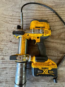 DeWalt Grease Gun w/Battery & Boxes of Gloves