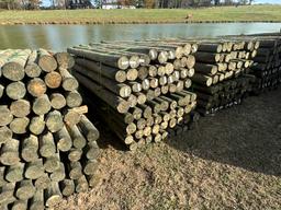 4" x 8' Posts
