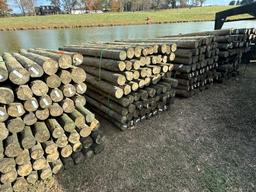 4" x 8' Posts