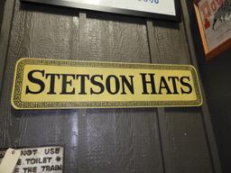 Stetson Hats SS aluminum, 39"x10"
