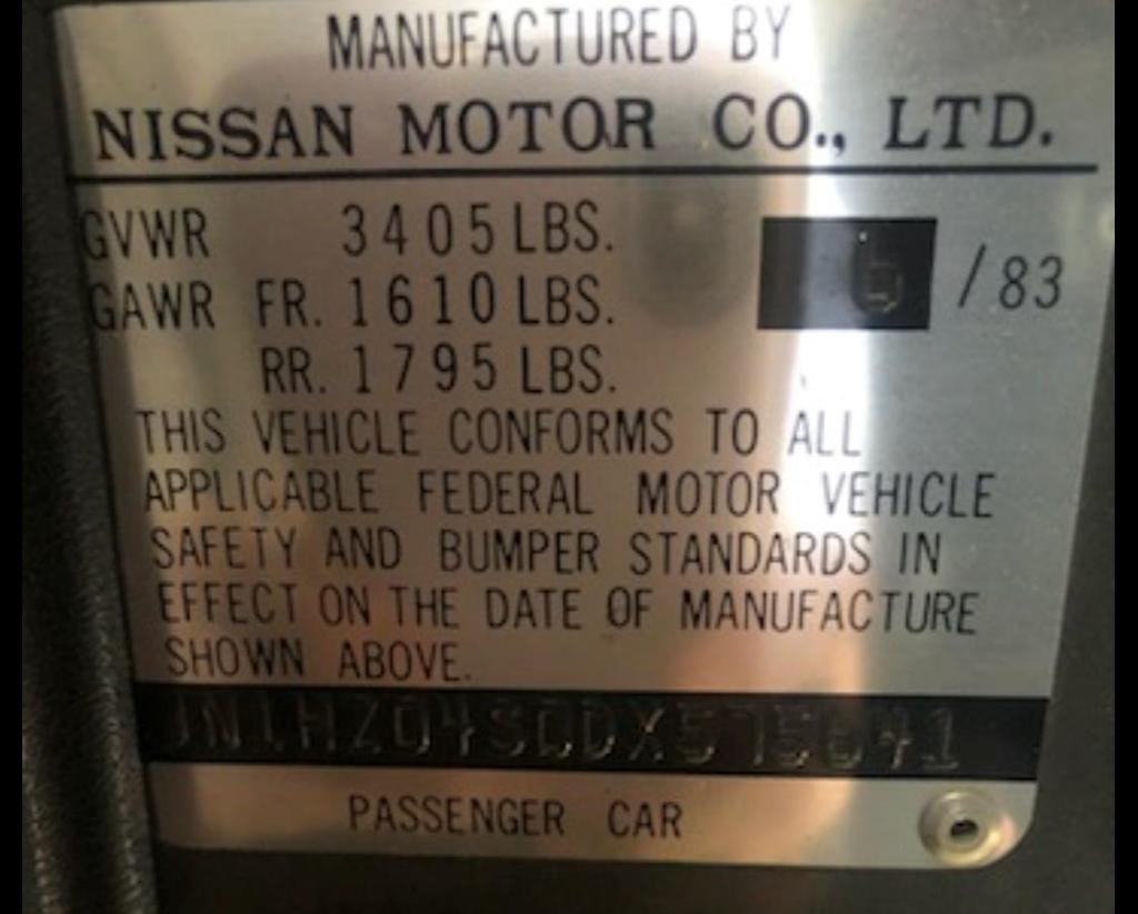 1983 Datsun 280ZX