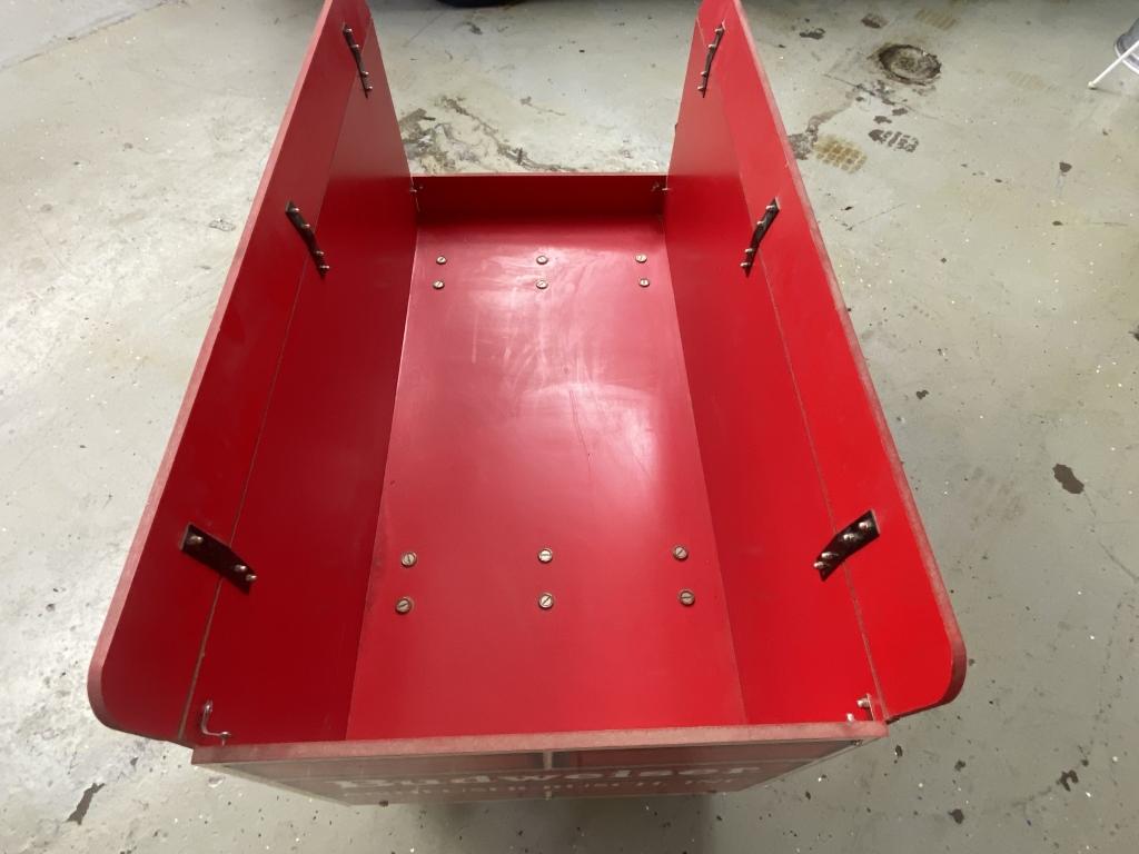 Budweiser display cart  25x36x47